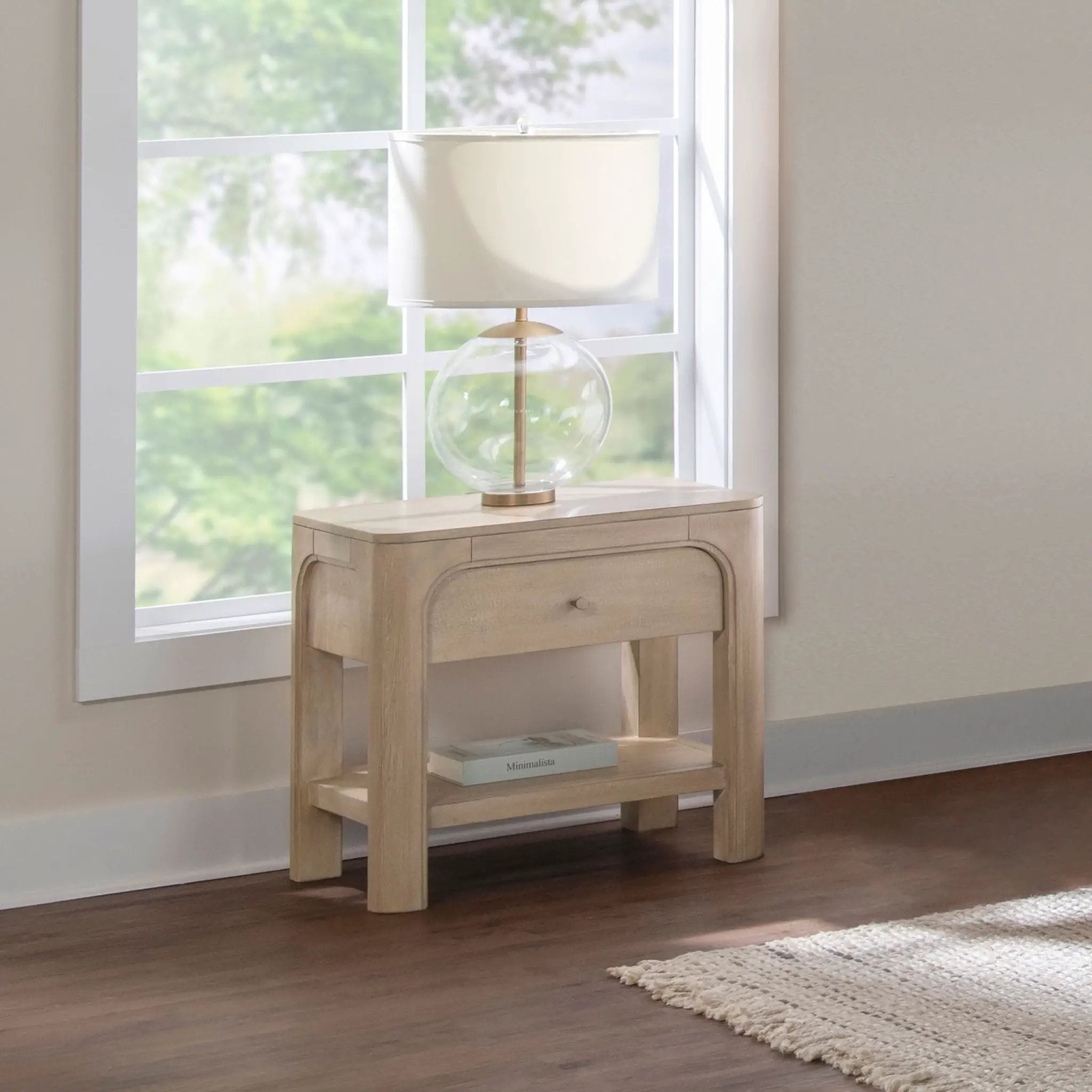 Solano 1-drawer Nightstand Bedside Table Weathered Mango by Unique Piece Furniture
