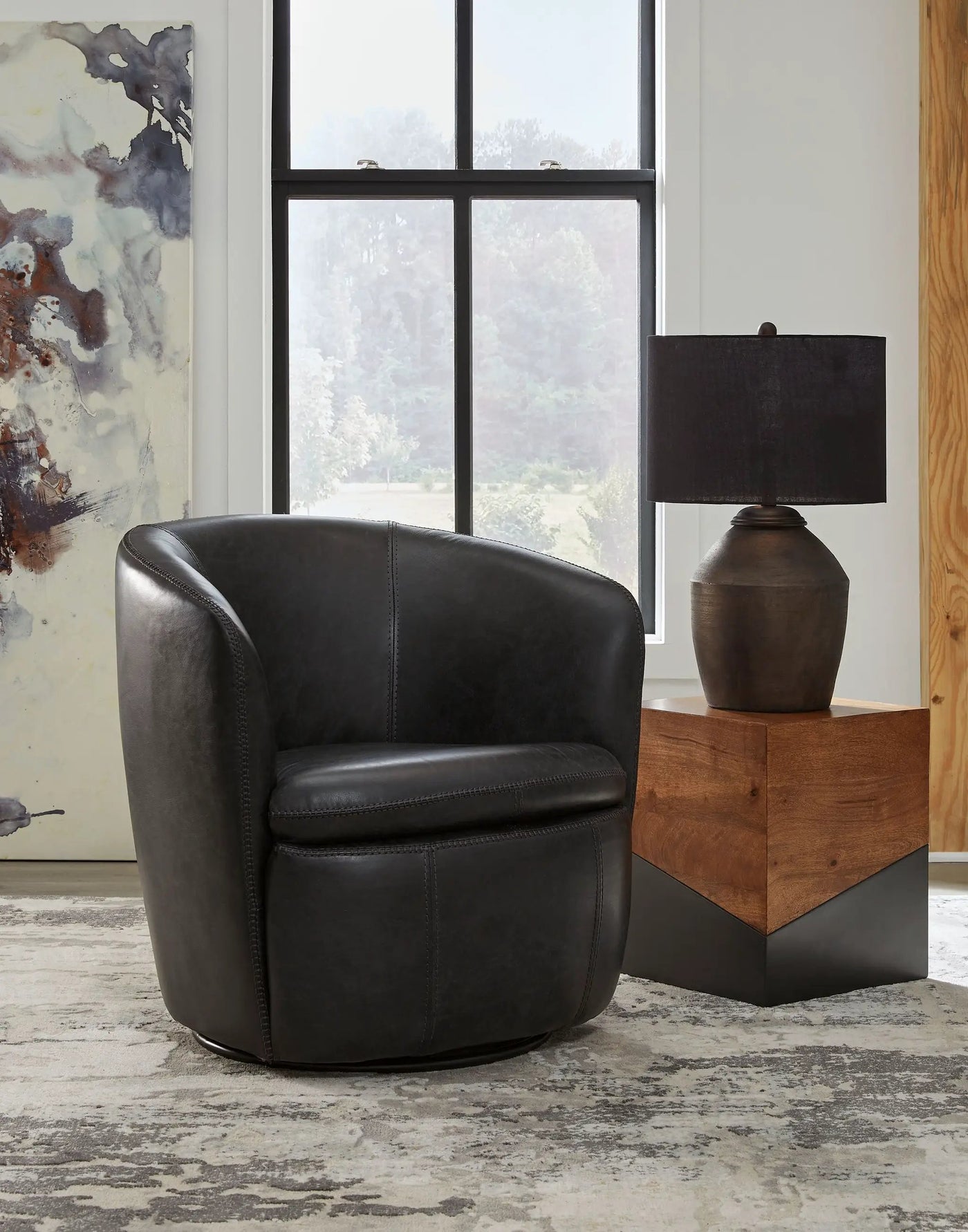 Kierreys - Swivel Chair by Unique Piece Furniture