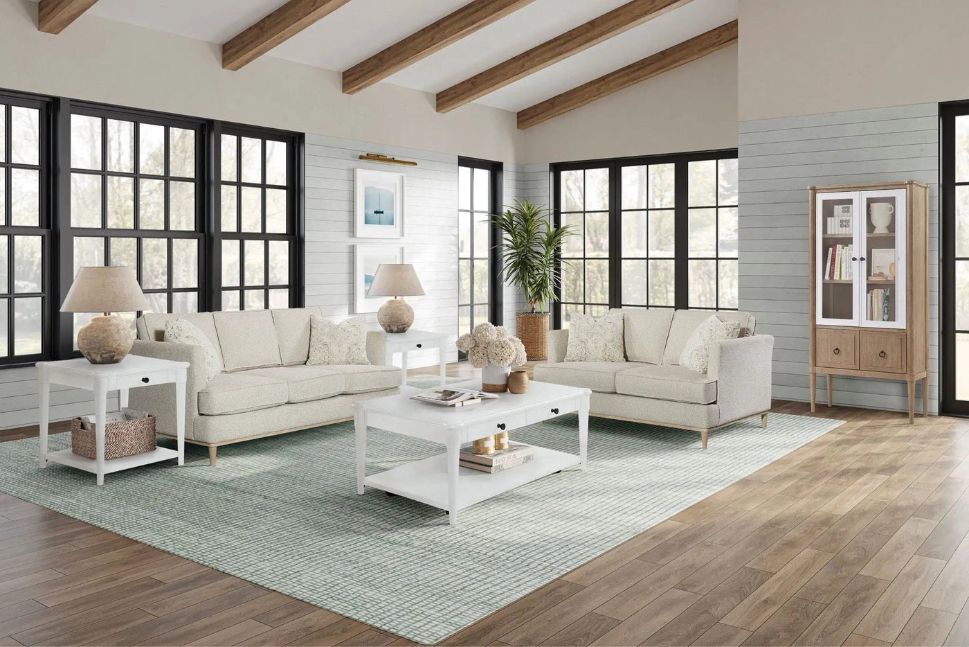 Sofa With 3 Reversable Cushions And 2 Pillows by Unique Piece Furniture