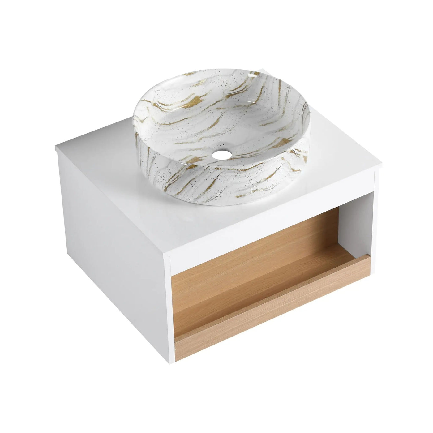 Floating Bathroom Vanity With Vessel Sink by HouseOfZazla