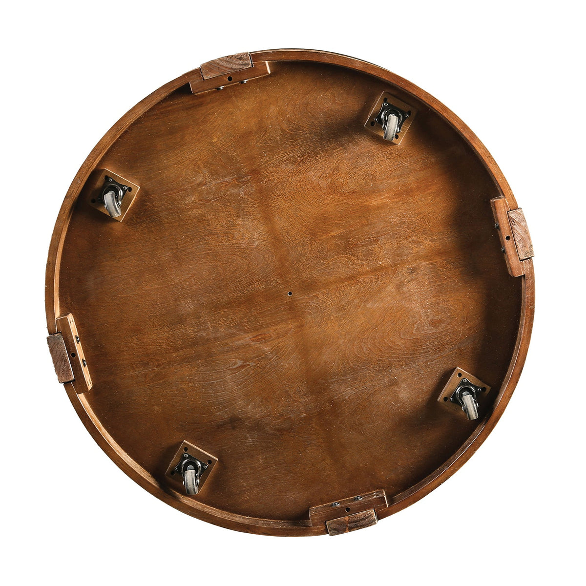 Transitional Espresso Coffee Table with Open Storage - Engineered Pine, photo 5 of 8