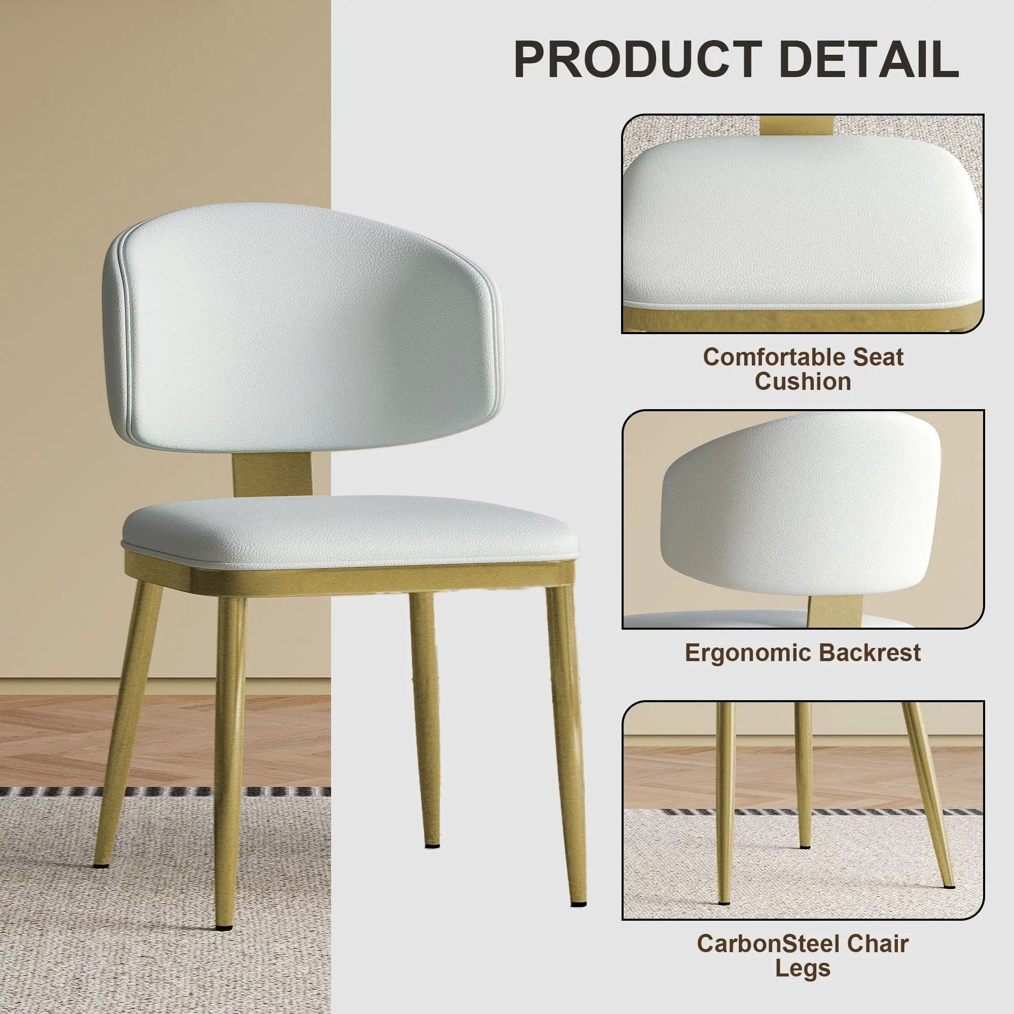 Modern Dining Chairs For Kitchen (Set of 2) by HouseOfZazla