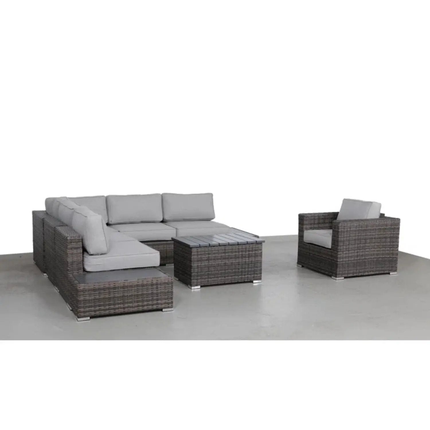 Stylish Entertainment Sectional Set, Outdoor Living by Unique Piece Furniture