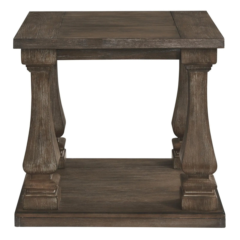 Johnelle - Rectangular End Table - Gray by Unique Piece Furniture