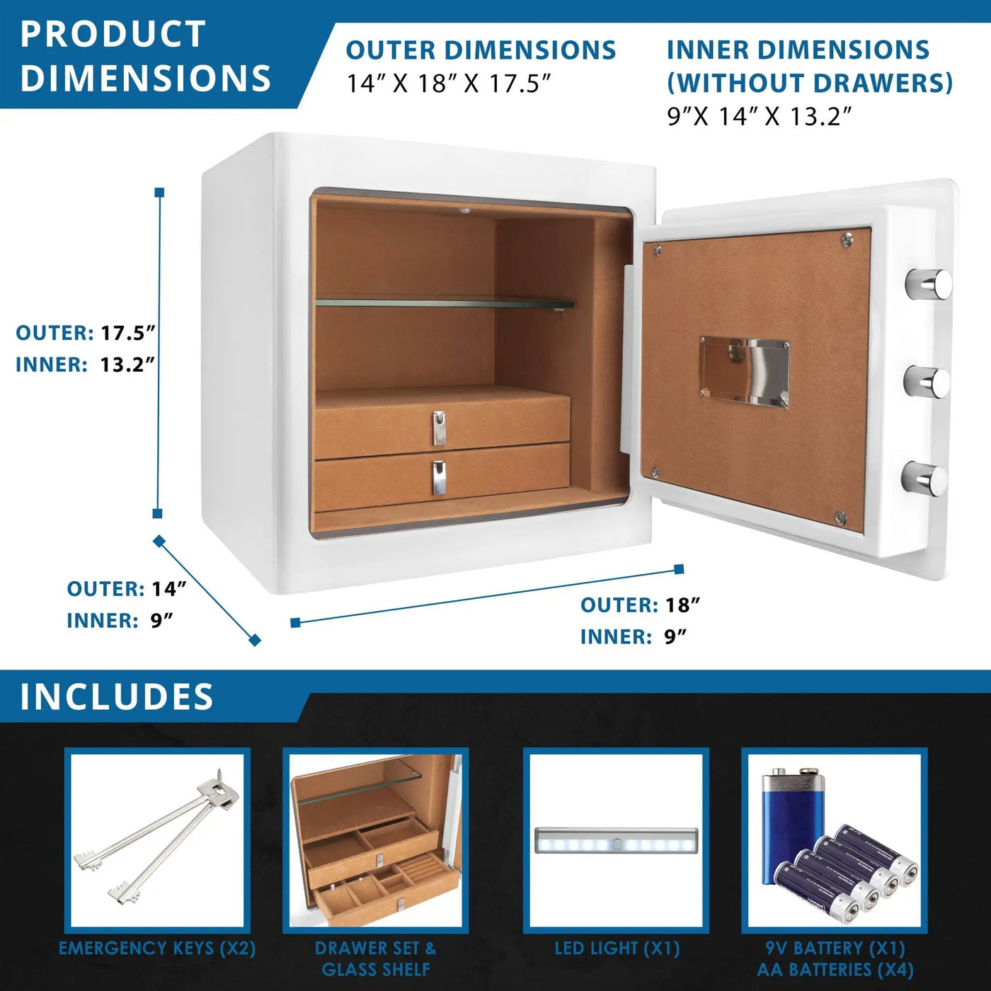 Durable Construction Jewelry Safe by HouseOfZazla