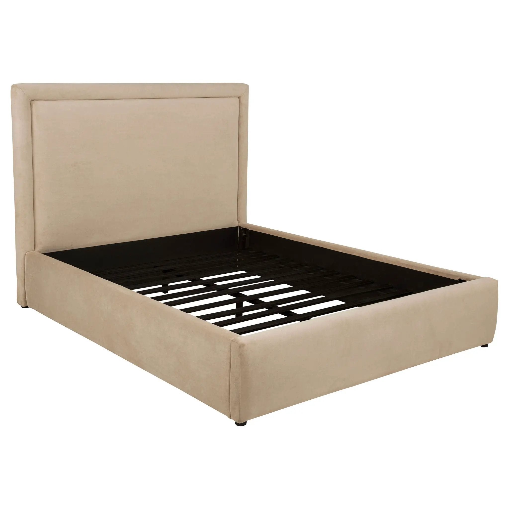 Lawson 54-inch Upholstered Queen Platform Bed Light Saddle by Unique Piece Furniture