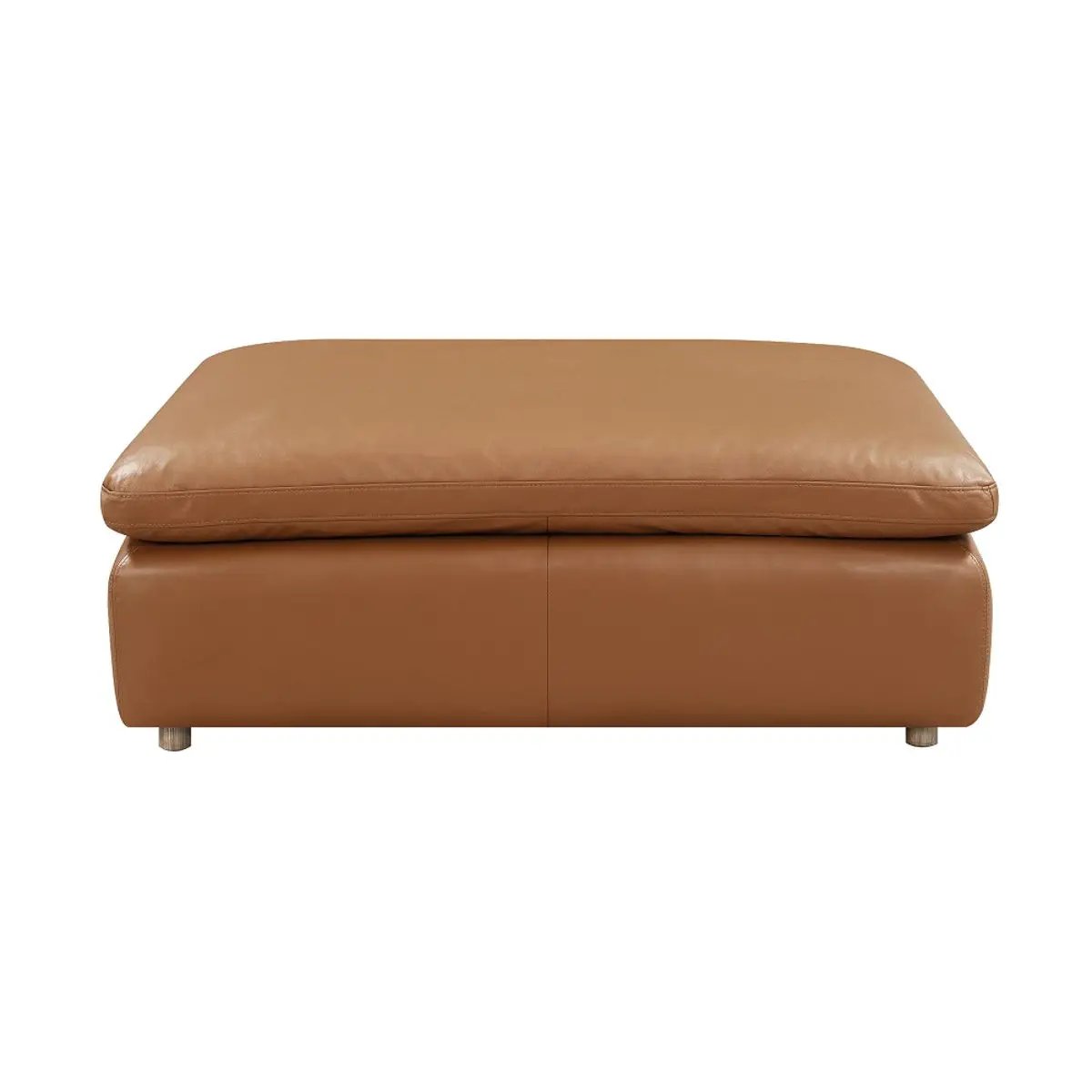 Brighton - Ottoman - Brown Top Grain Leather by Unique Piece Furniture