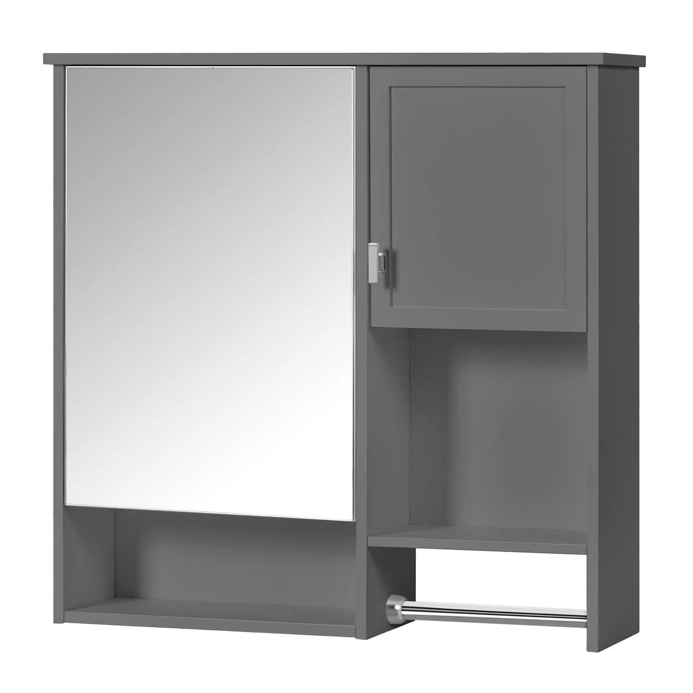 Modern Wall Mounted Bathroom Medicine Cabinet, Bathroom Wall Storage Cabinet With Mirror by HouseOfZazla