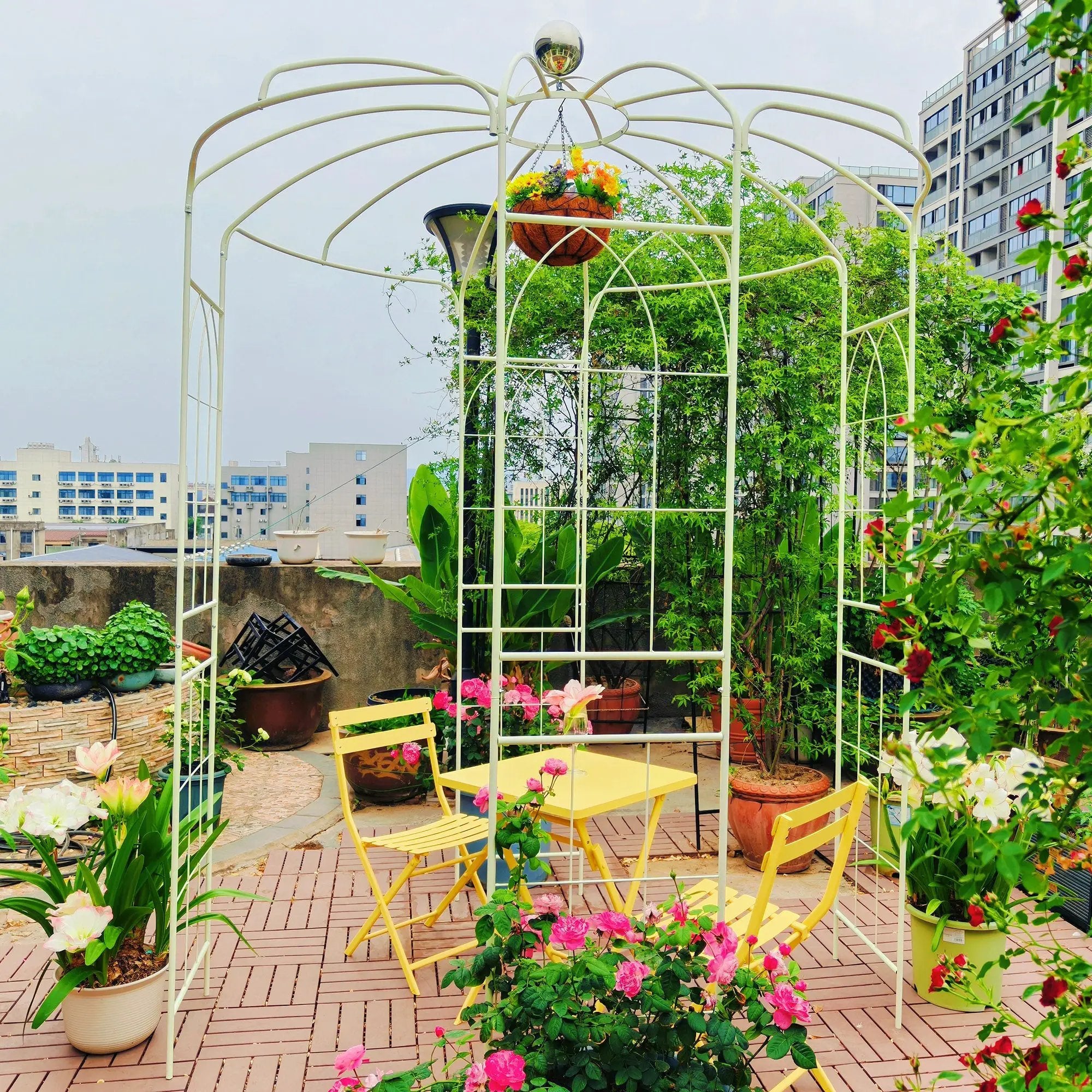 Metal Garden Arch by HouseOfZazla