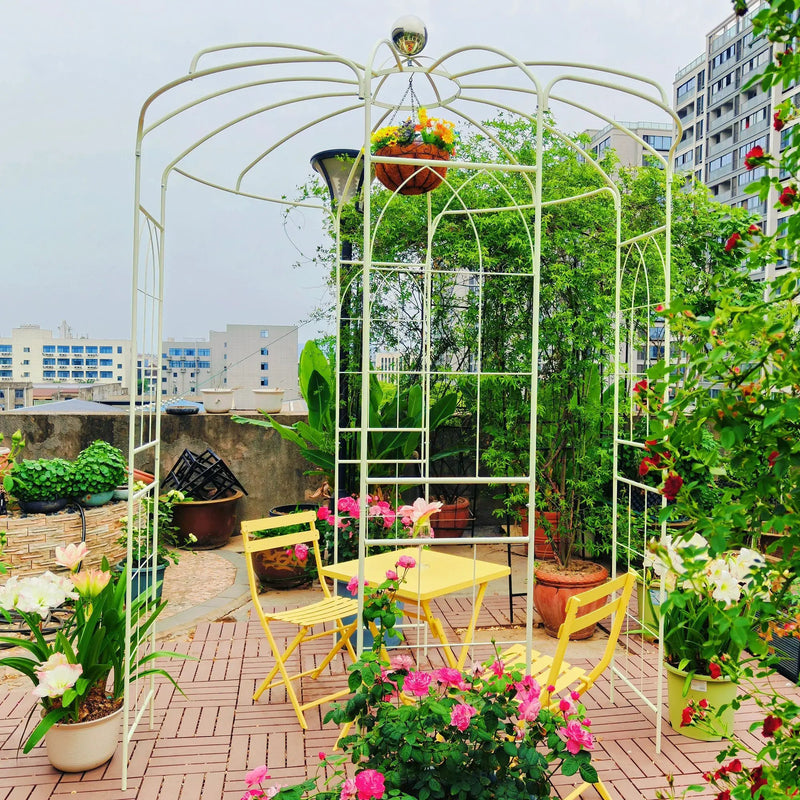 Metal Garden Arch by HouseOfZazla