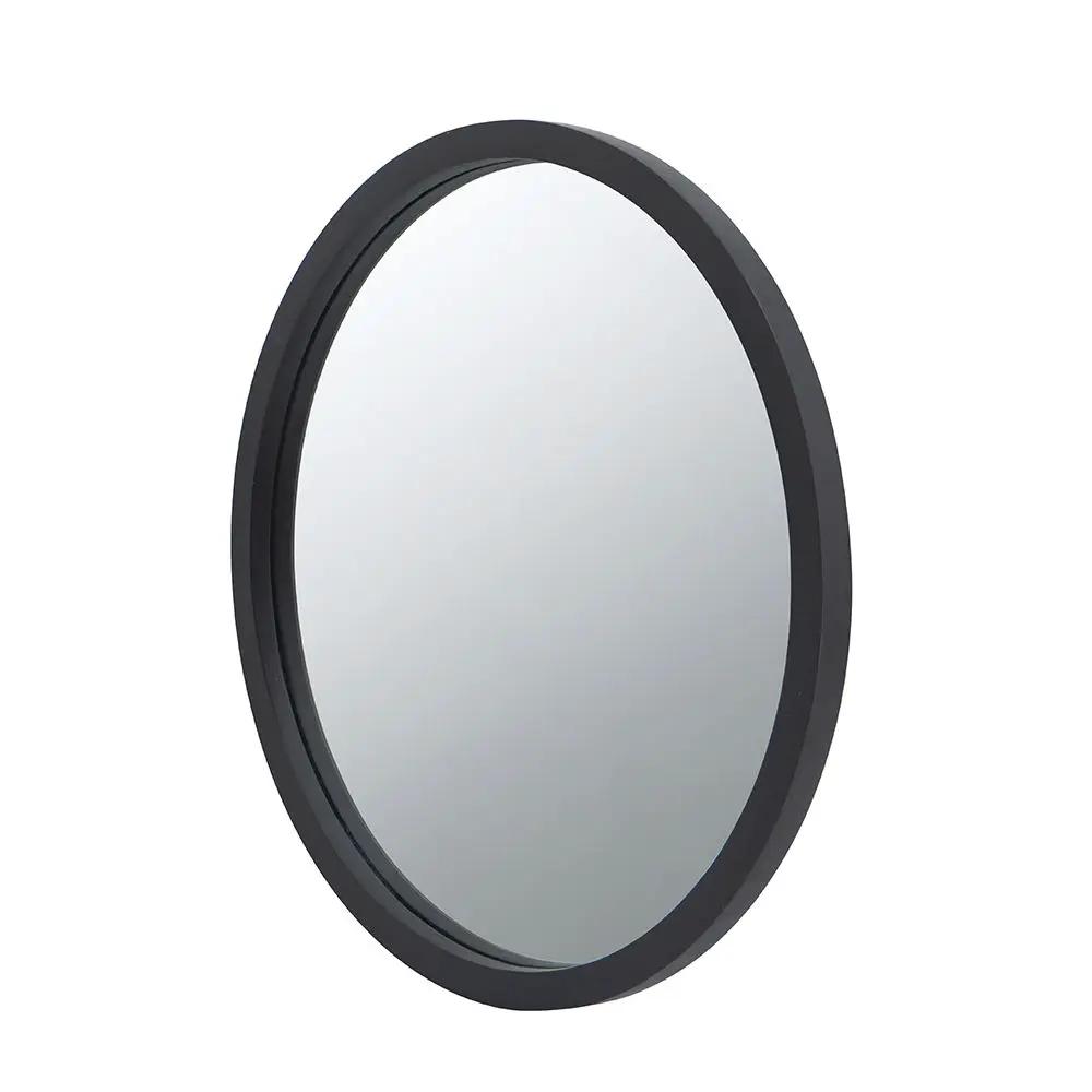 Circle Wall Mirror With Wooden Frame for Living Room by HouseOfZazla