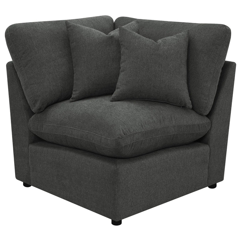 Collins 5-piece Modular Power Reclining Sectional Dark Grey by Unique Piece Furniture