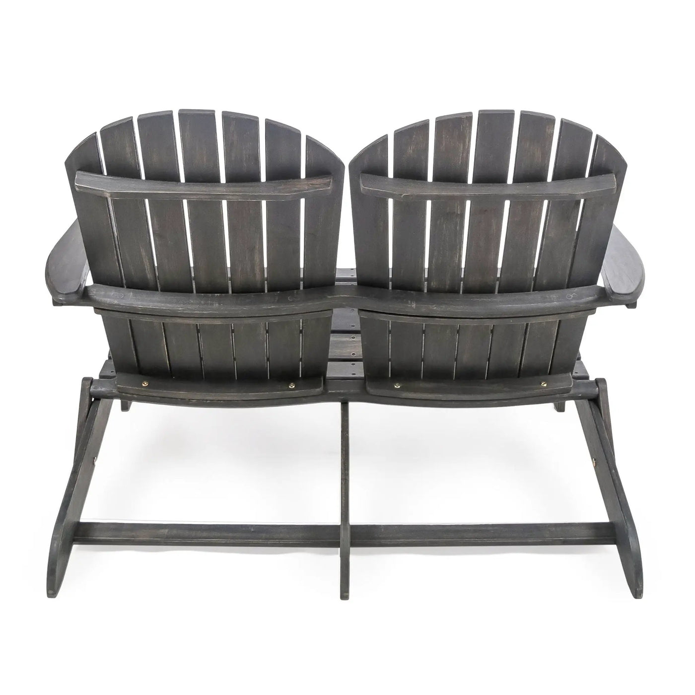 Outdoor Adirondack Rocking Loveseat With Hand Crafted Details by HouseOfZazla