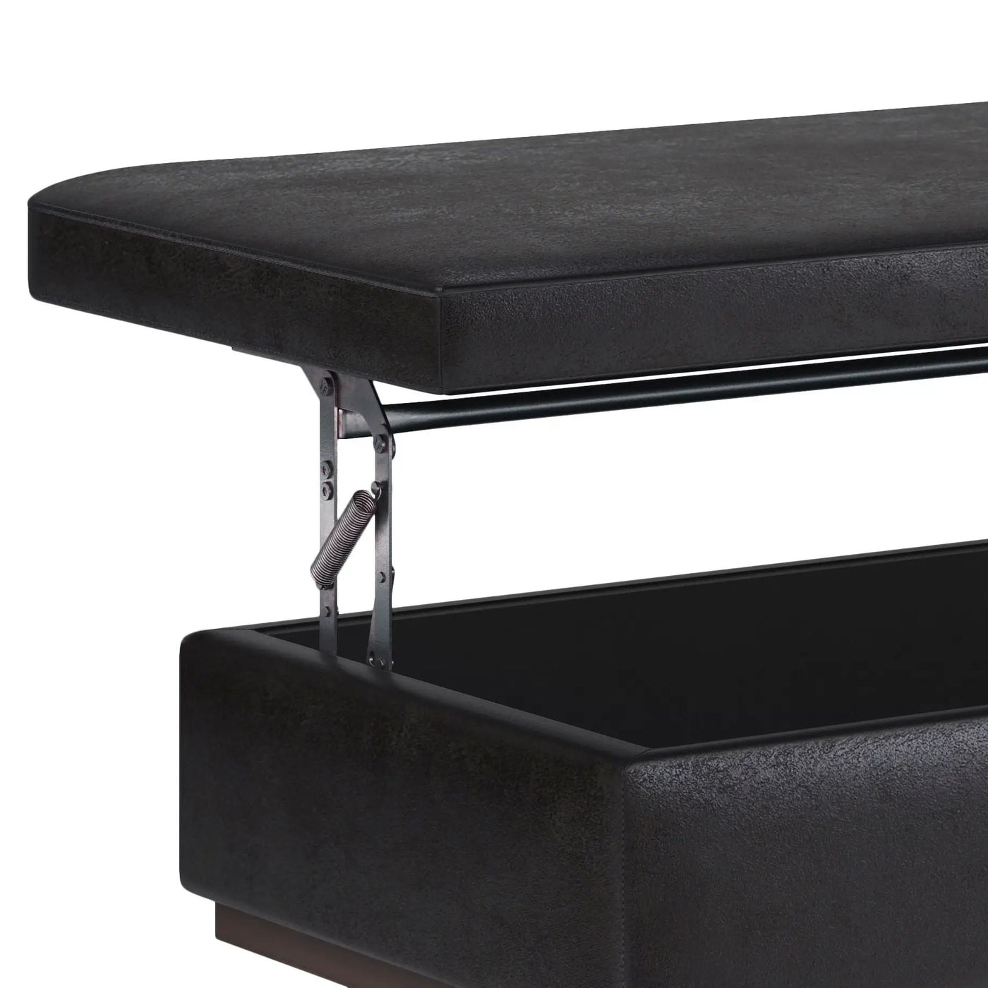 Owen - Lift Top Large Coffee Table Storage Ottoman, Mid Century Style by HouseOfZazla