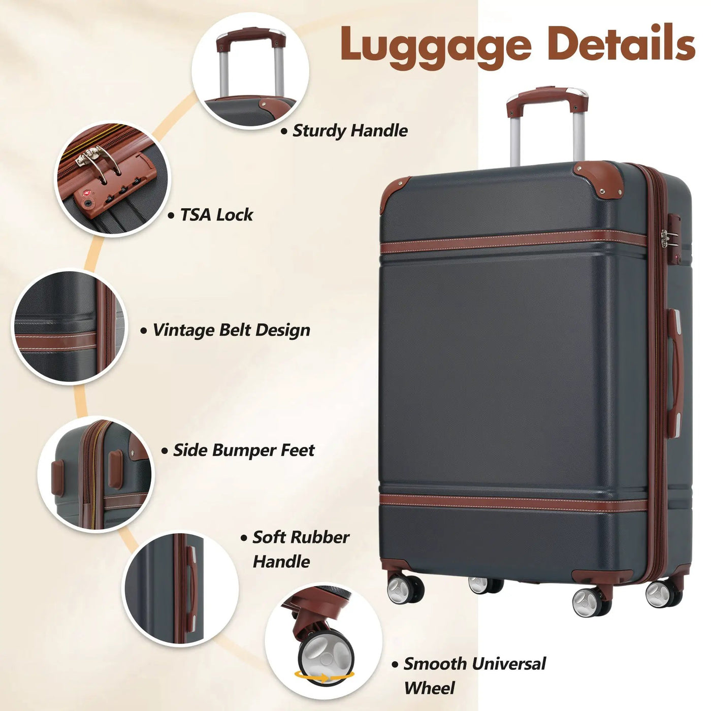 Hardshell Luggage Sets with Bags by HouseOfZazla