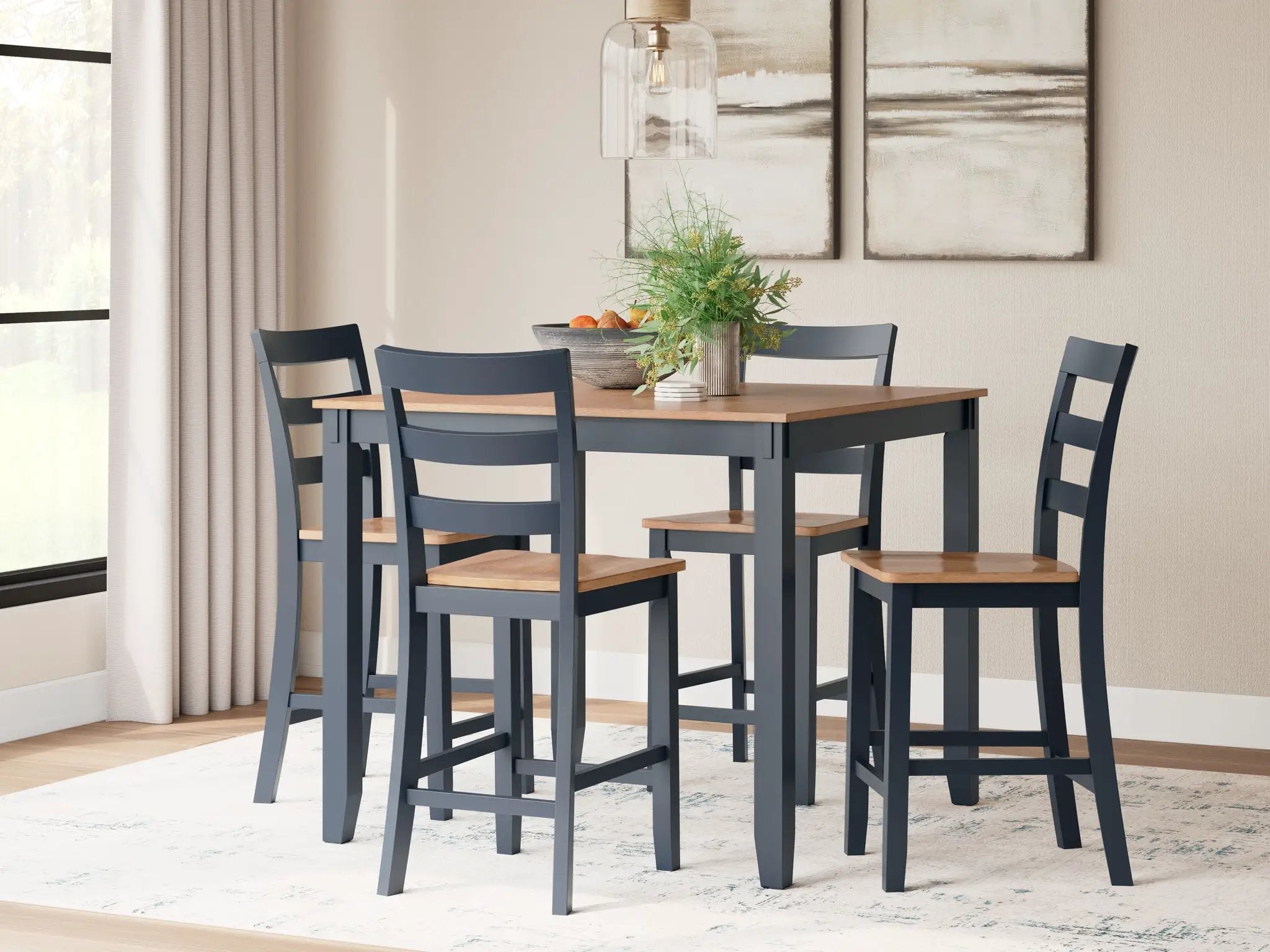 Gesthaven - Dining Room Counter Table Set by Unique Piece Furniture