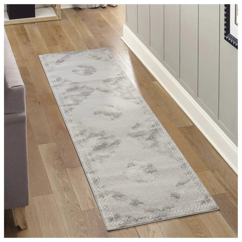 Geometrix - Medallion Rug With Geometric 3D Effect by HouseOfZazla