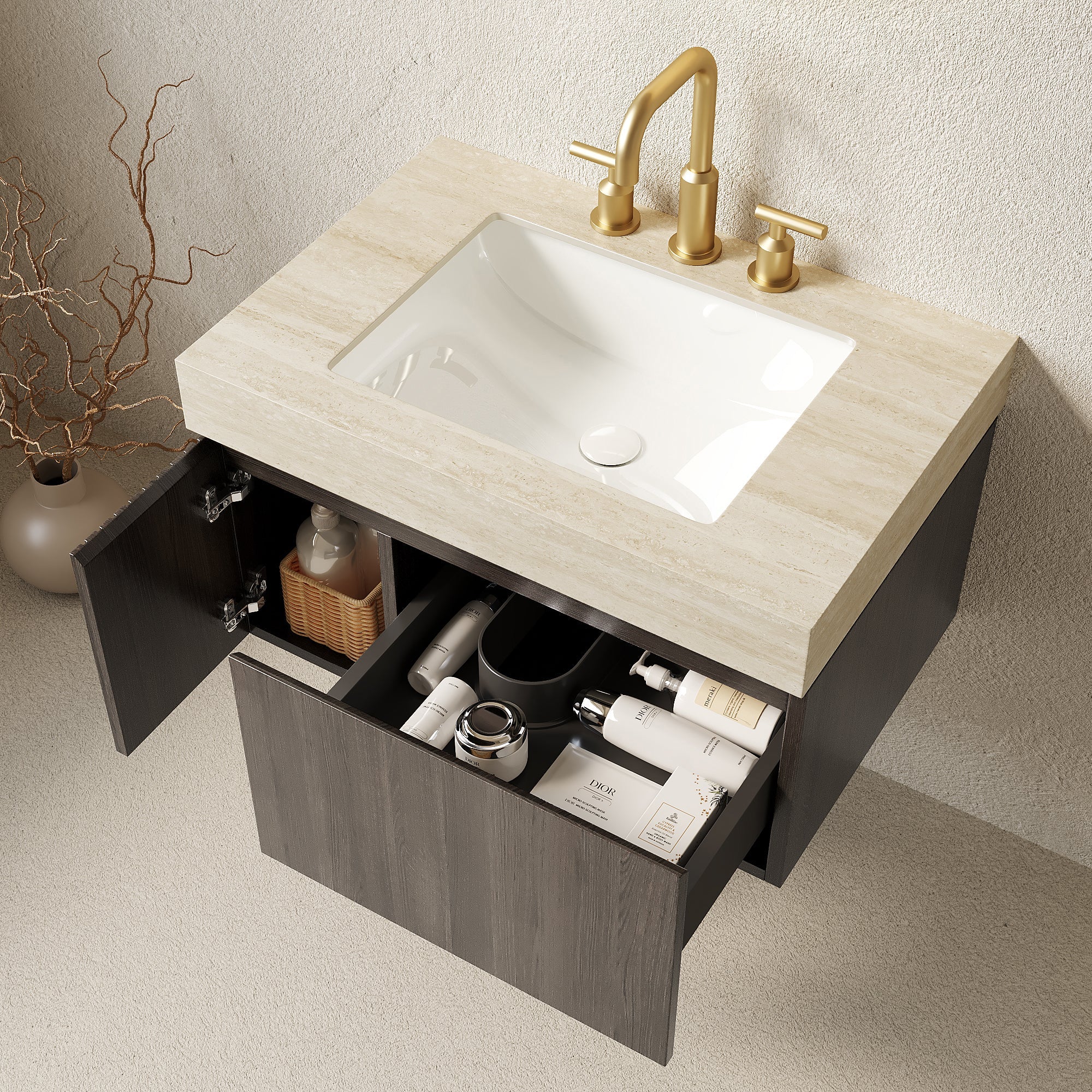MURI 30" Bathroom Vanity & Sink by HouseOfZazla