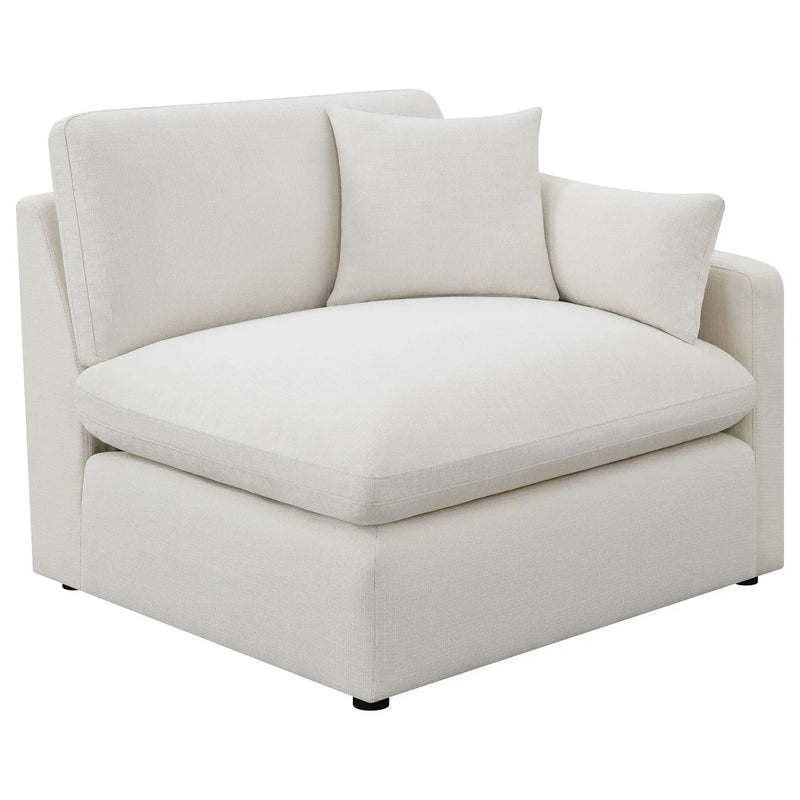 Hobson 5-piece Upholstered Modular Sectional Sofa Ivory by Unique Piece Furniture