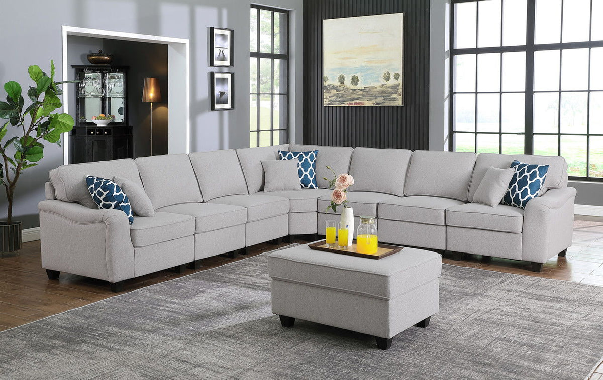 Leo Modular Sofa and Ottoman