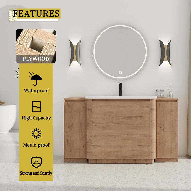 60'' Freestanding Bathroom Vanity by HouseOfZazla