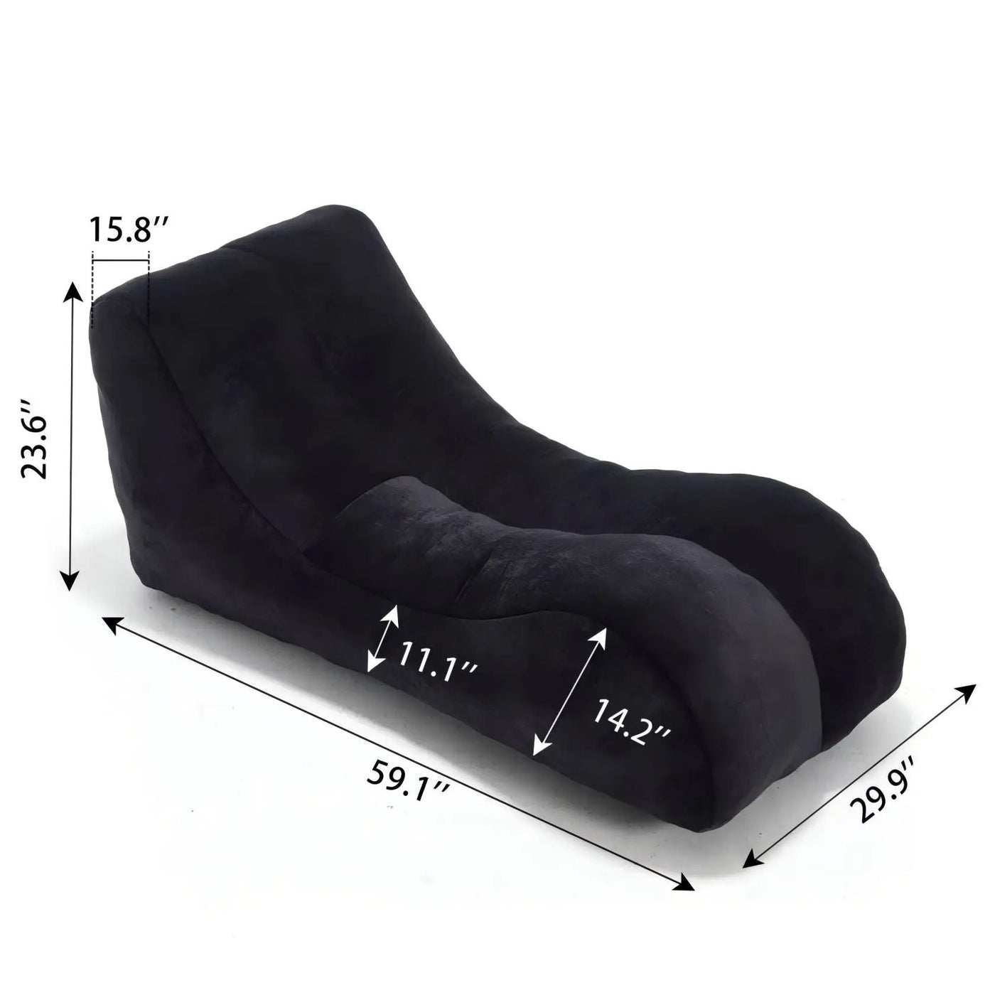 Creative Bean Bag Sofa Chair With High Quality Sponge Filling by HouseOfZazla
