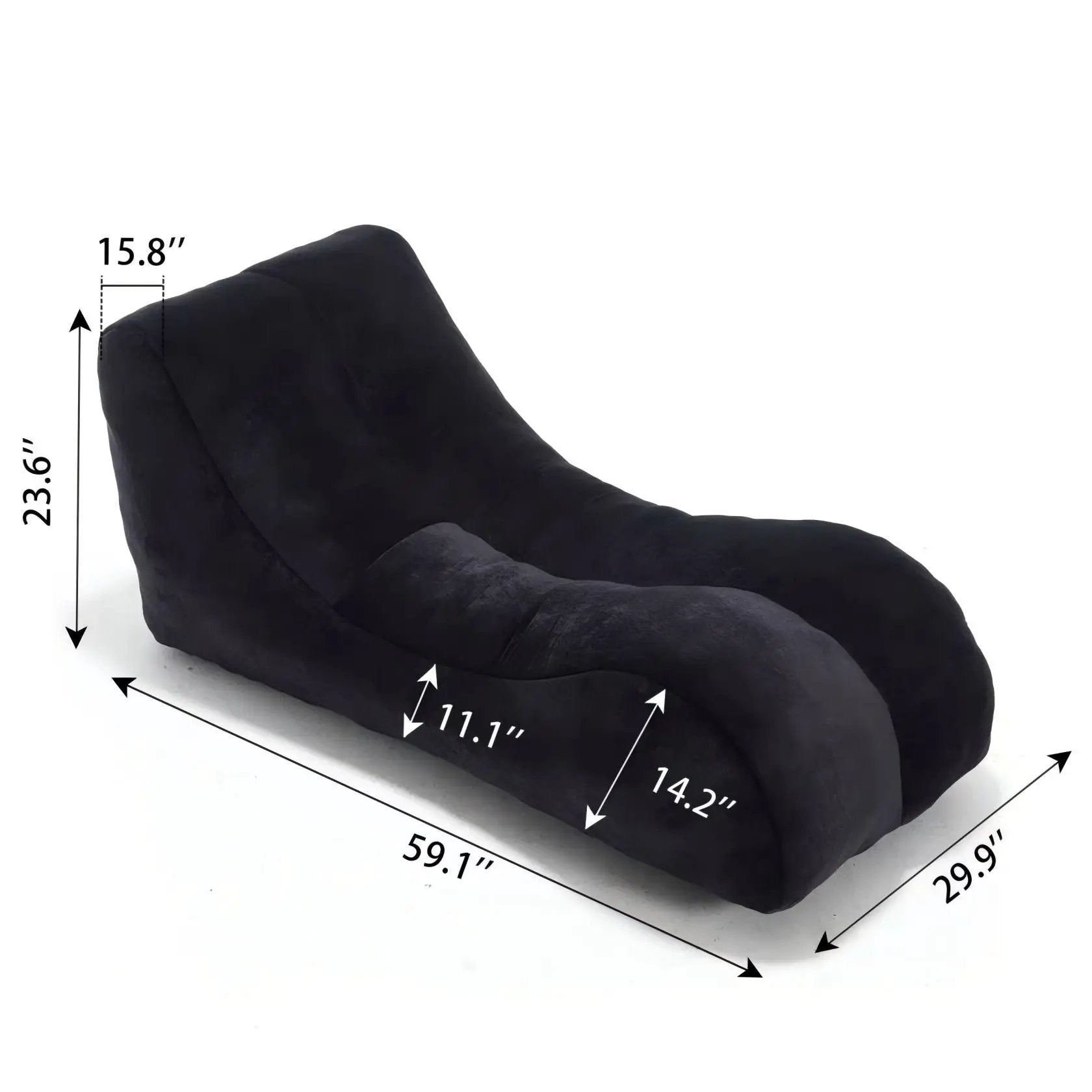 Creative Bean Bag Sofa Chair With High Quality Sponge Filling by Unique Piece Furniture