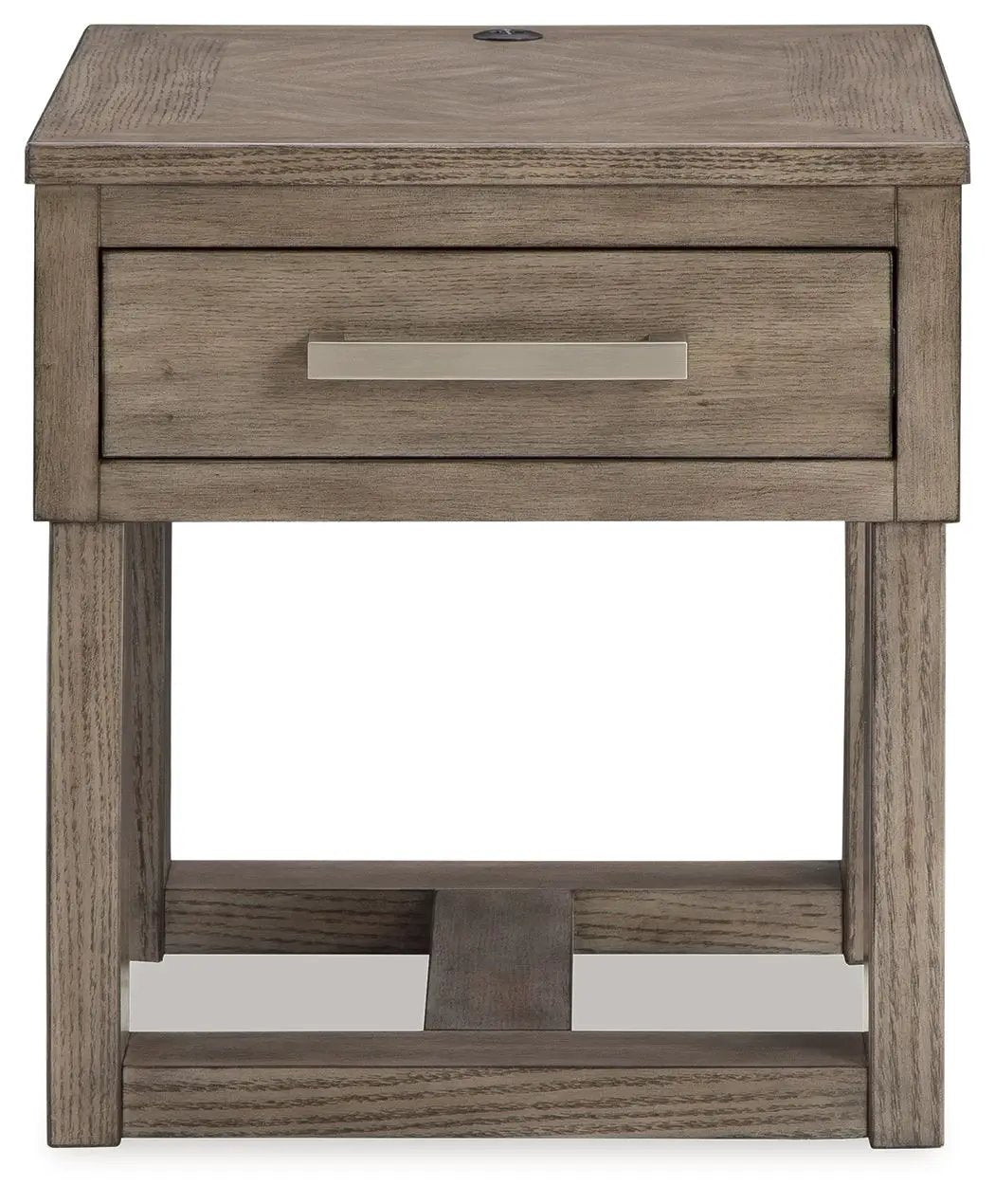 Loyaska - Rectangular End Table - Grayish Brown by Unique Piece Furniture