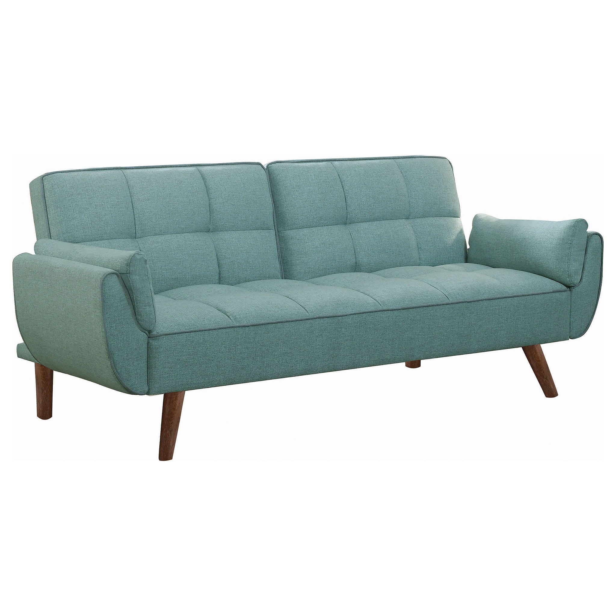 Laggarhem - Tufted Back Upholstered Sofa Bed - Turquoise by HouseOfZazla