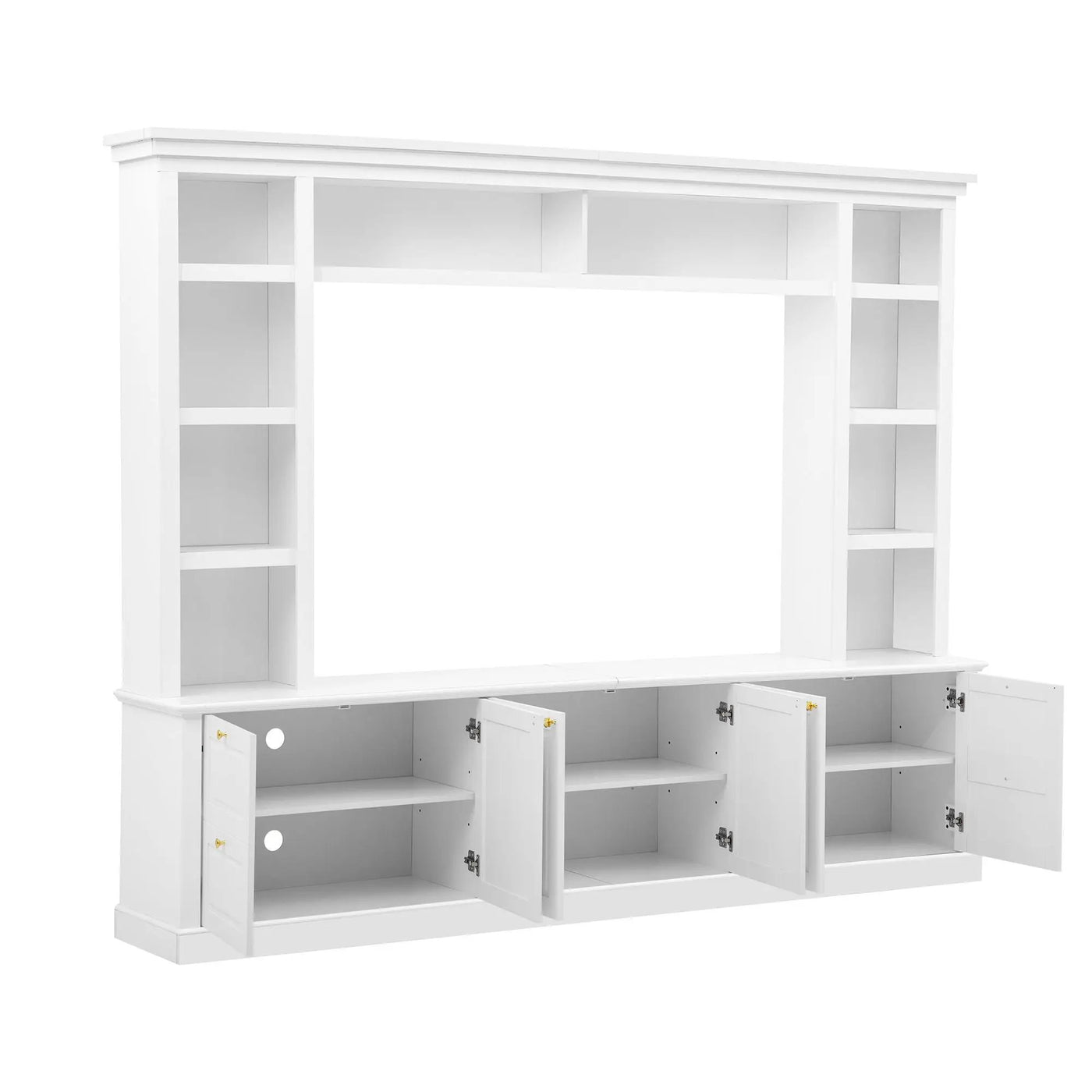 All-In-One TV Stand With Bookcase For TVs Up To 70" by HouseOfZazla