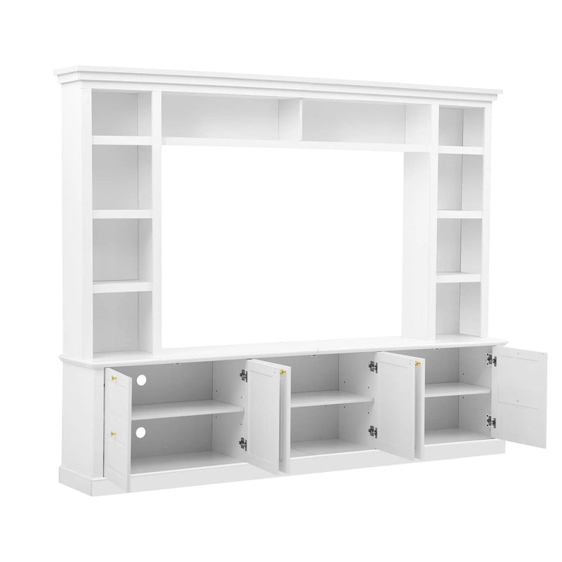 All-In-One TV Stand With Bookcase For TVs Up To 70" by Unique Piece Furniture