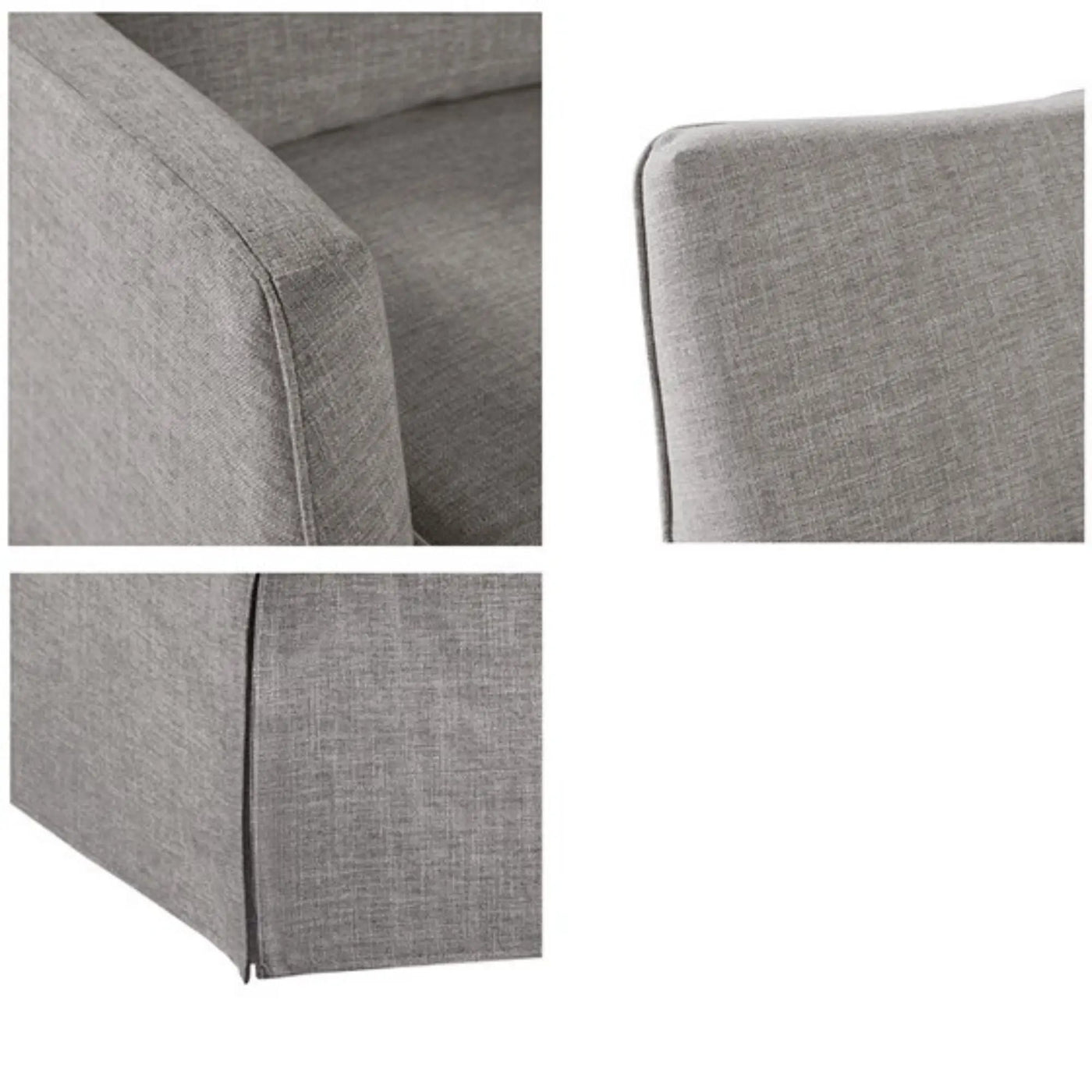 Traditional Design London Skirted Swivel Chair by HouseOfZazla