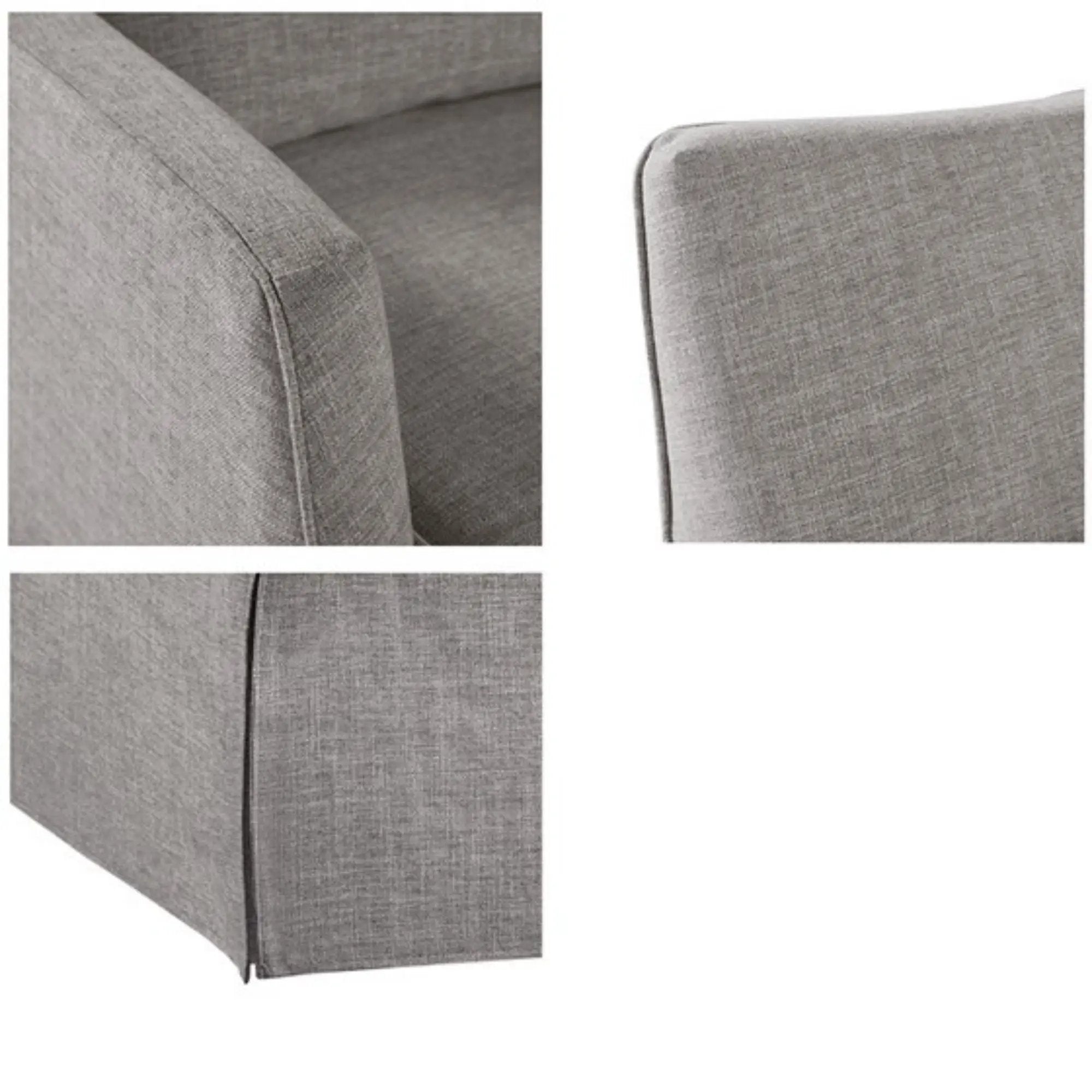 Traditional Design London Skirted Swivel Chair by HouseOfZazla