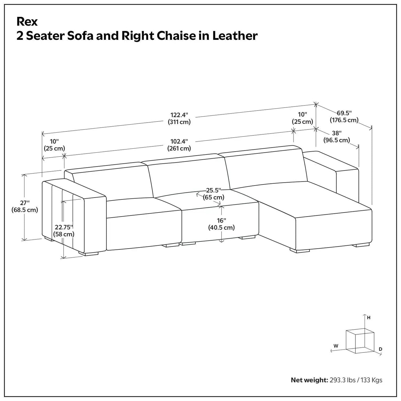 Rex - Handcrafted Sectional Sofa by HouseOfZazla