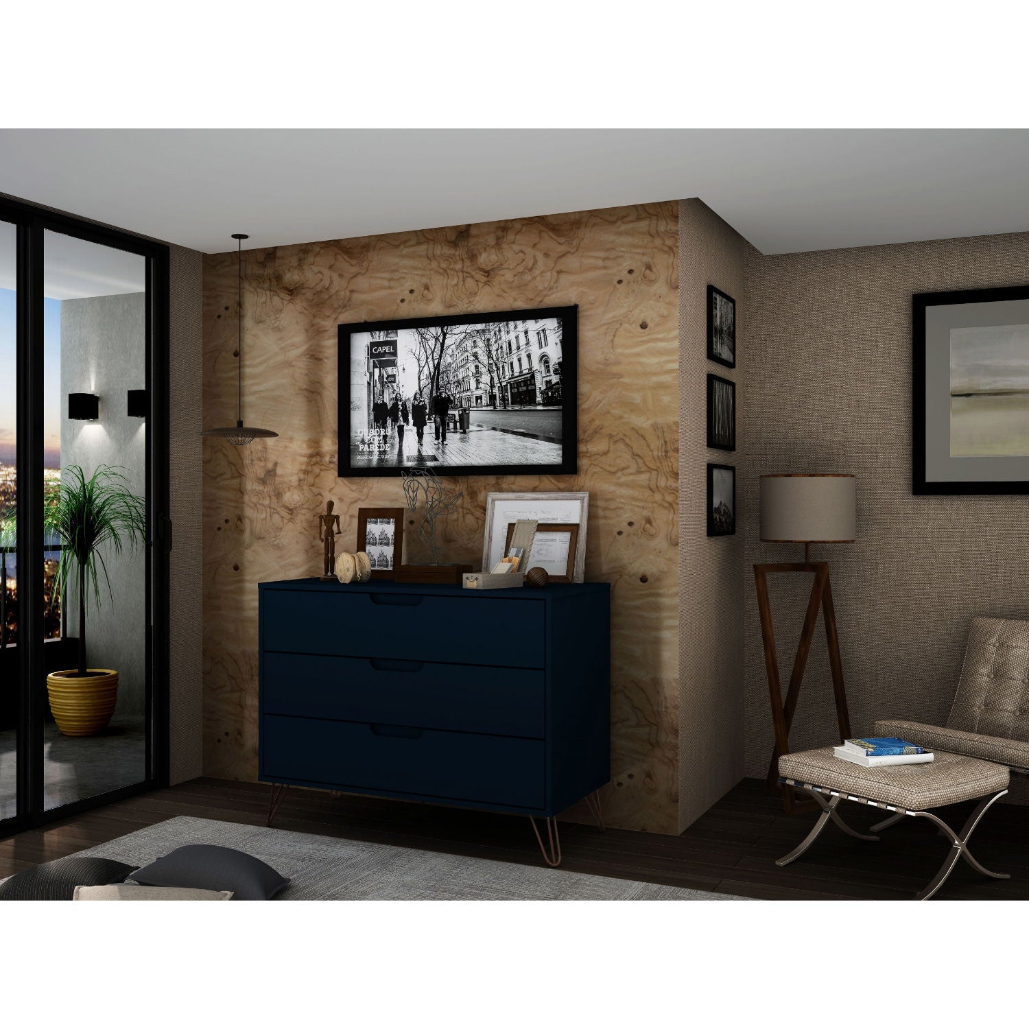 Rockefeller - 3 Drawer Dresser by HouseOfZazla