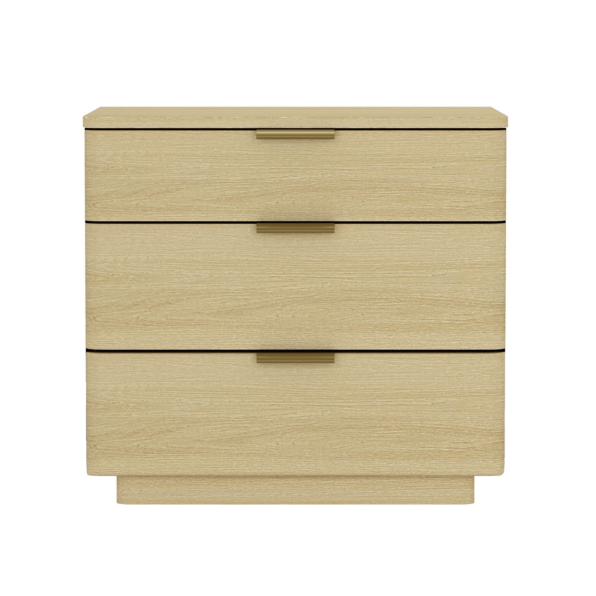 Payton - Nightstand With 3 Drawers - Oak by HouseOfZazla