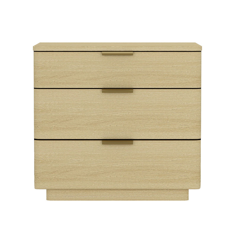 Payton - Nightstand With 3 Drawers - Oak by HouseOfZazla