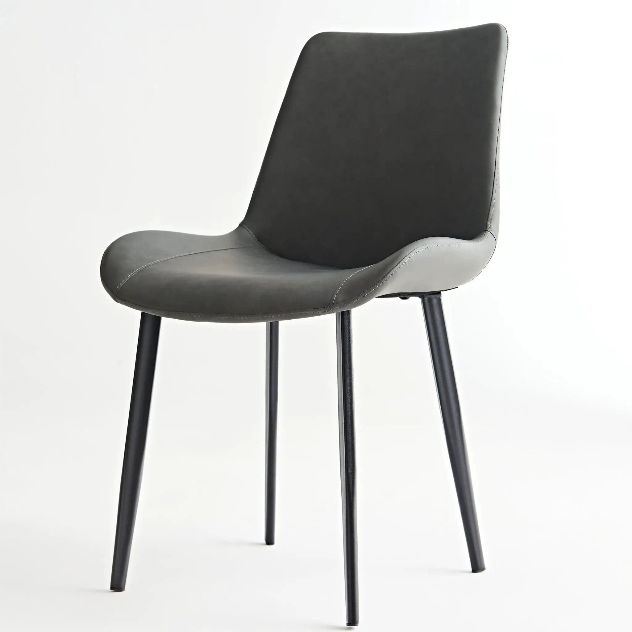 Dining Table Set, Chairs (Set of 2) - Gray by Unique Piece Furniture