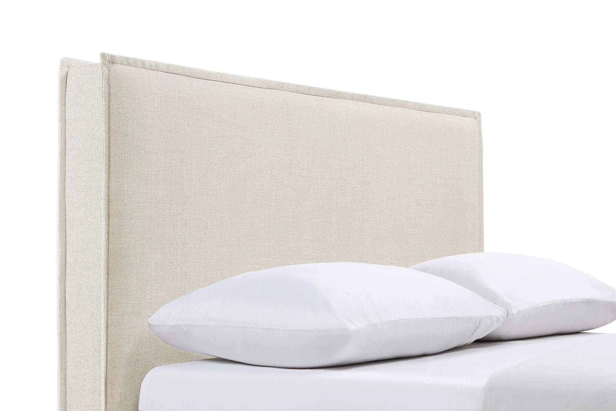 Izzy Upholstered King Panel Headboard Sand by Unique Piece Furniture