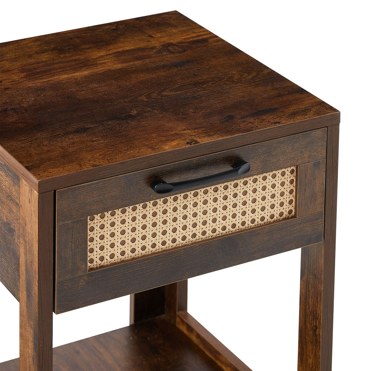 Modern Rattan Nightstand with Functional Drawer - Available in 3 Colors, photo 34 of 40