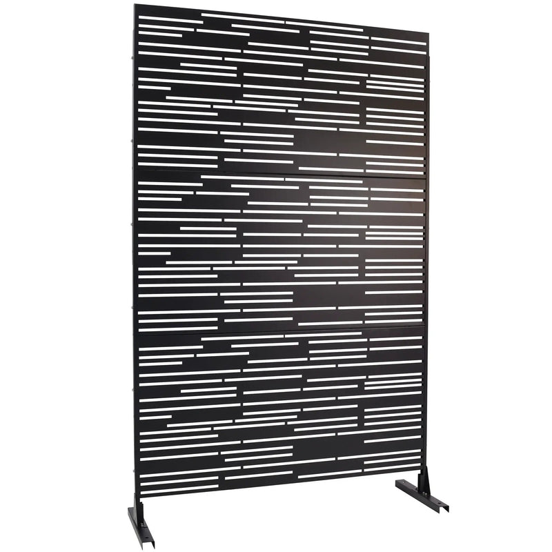 Outdoor & Indoor Freestanding Metal Privacy Screen by Unique Piece Furniture