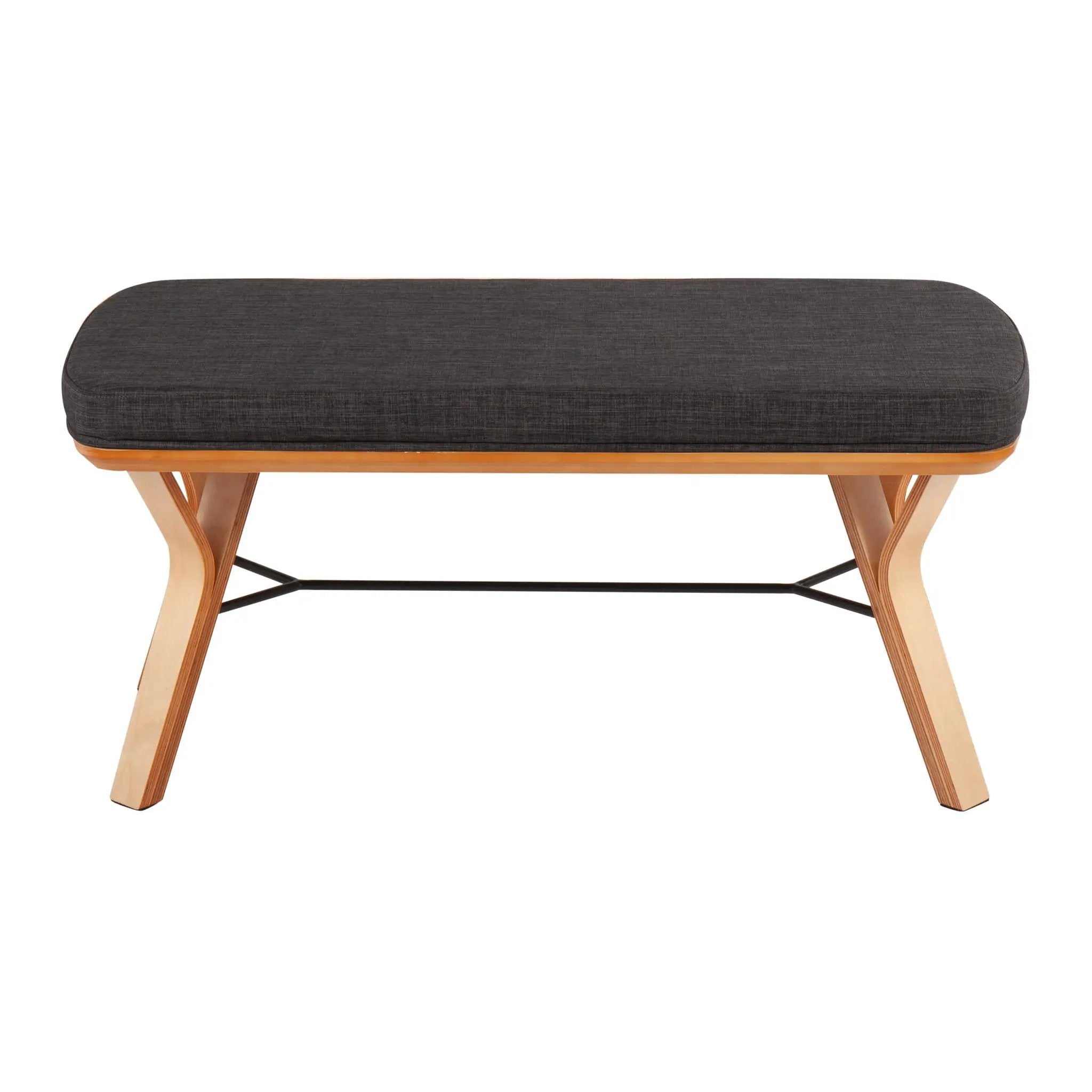 Folia - Mid Century / Modern Bench by Unique Piece Furniture