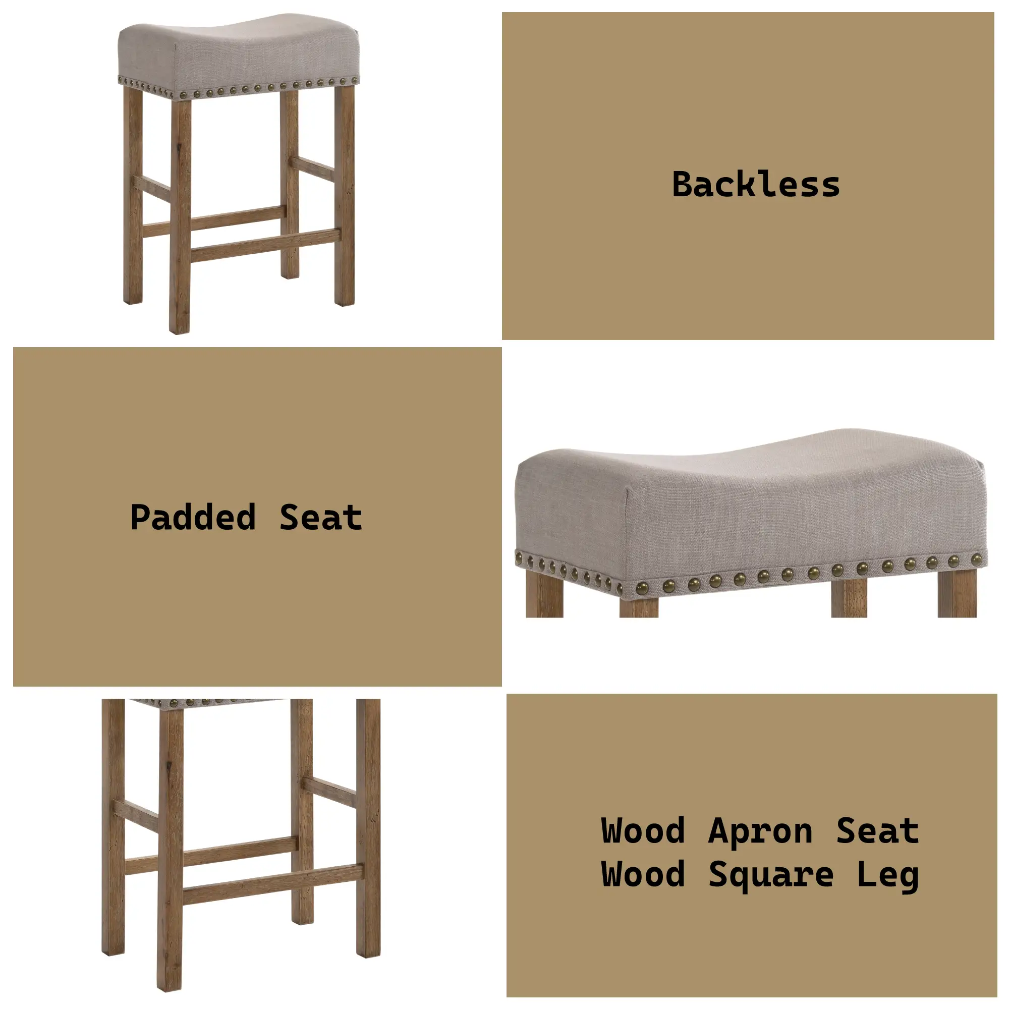 Martha II Dining Stool by HouseOfZazla