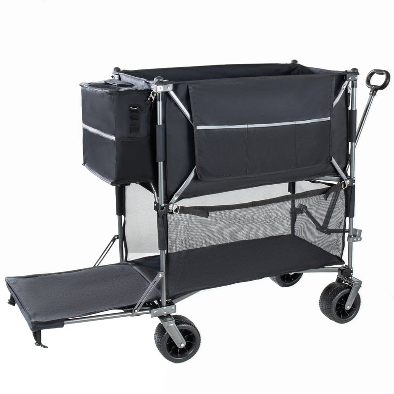 55" Heavy Duty Double-Layer Wagon with Brakes by HouseOfZazla