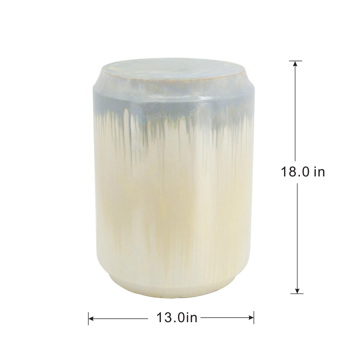 Florence Reactive Glaze Ceramic Garden Stool, photo 5 of 10
