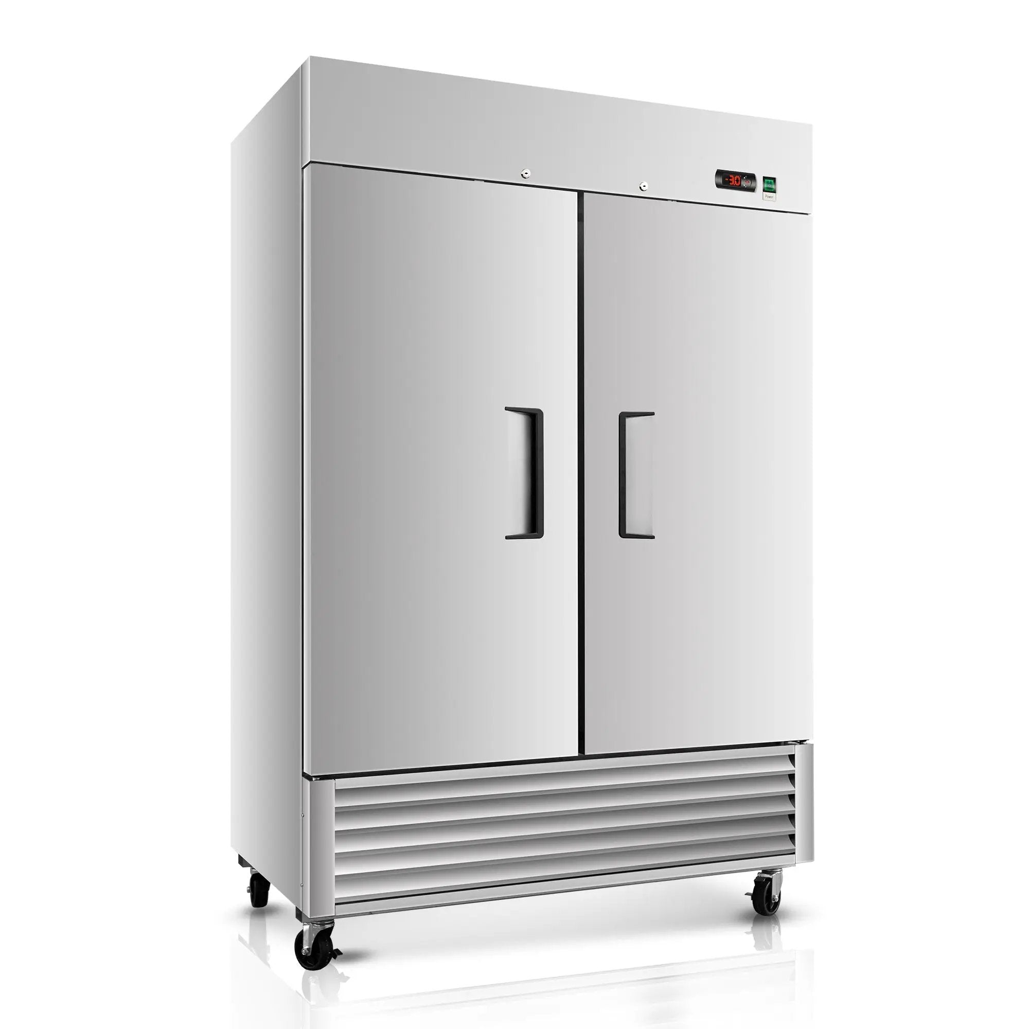 54" Commercial Freezer with 2 Solid Doors by HouseOfZazla
