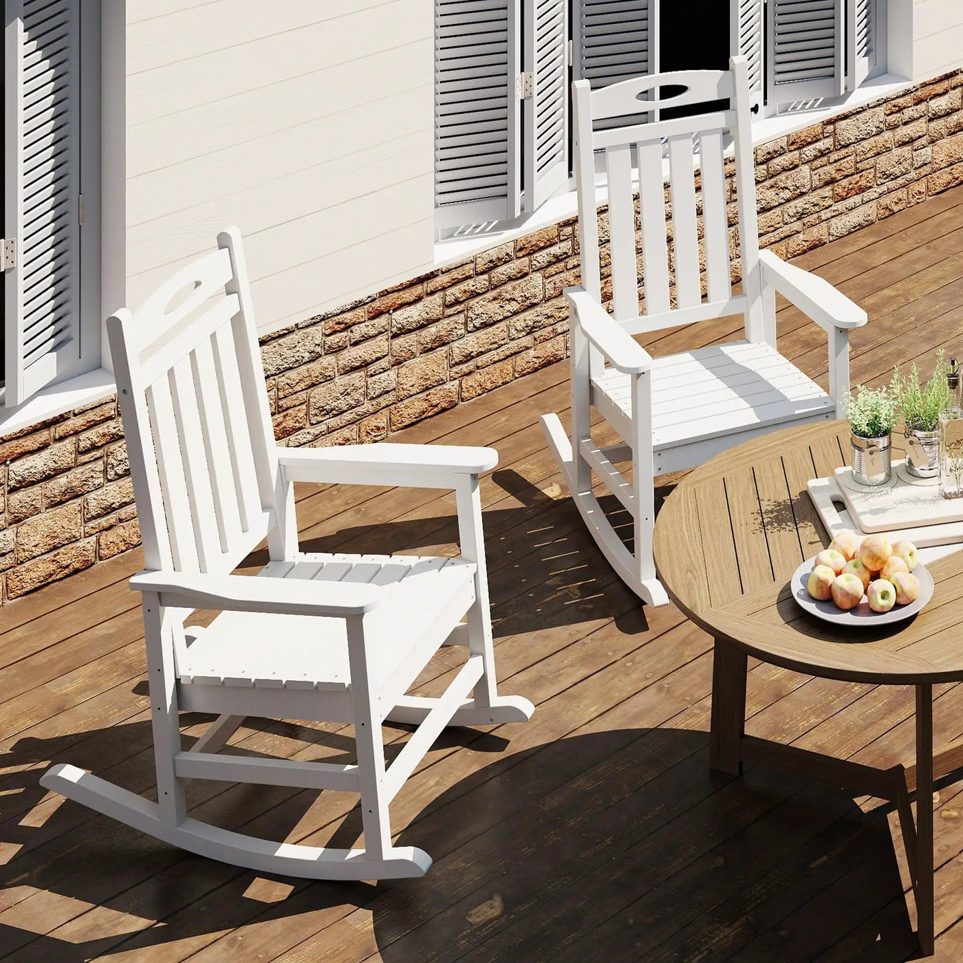 Outdoor Rocking Chair Set of 2 by HouseOfZazla