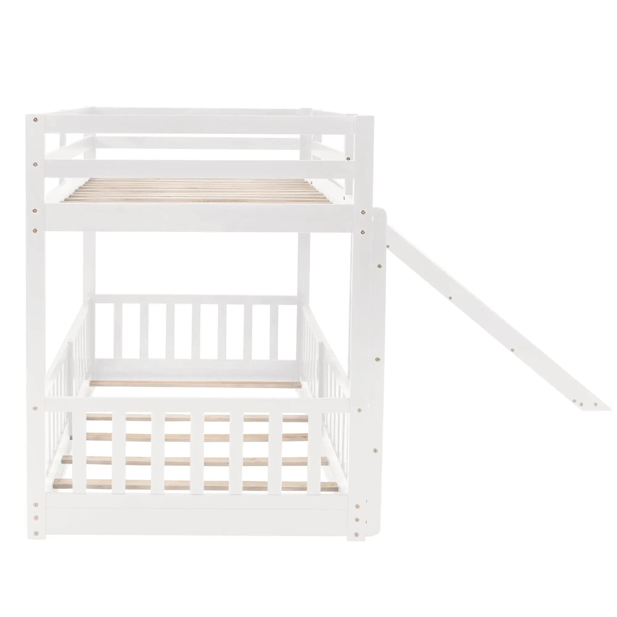 Functional Bunk Bed & Convertible Ladder And Slide by Unique Piece Furniture