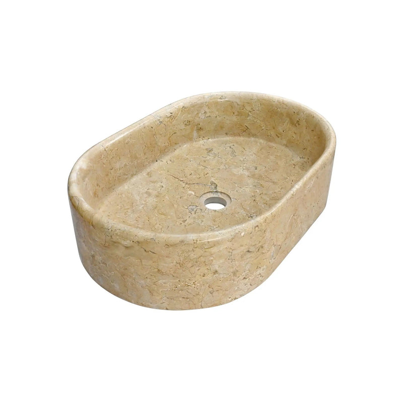 Bathroom Vessel Sink, Semi Polished Surface by HouseOfZazla