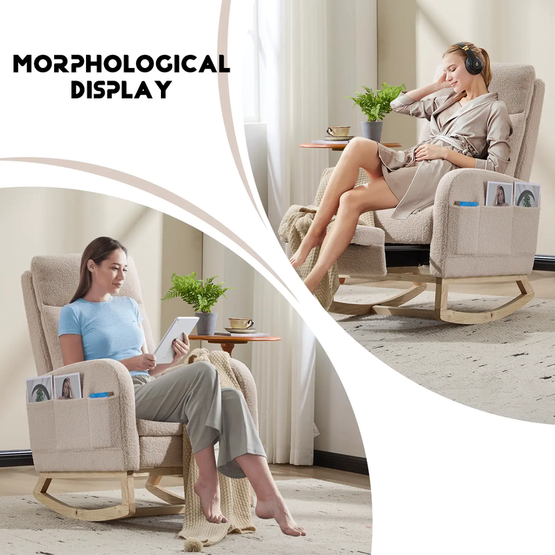 Nursery Glider Rocking Chair by HouseOfZazla